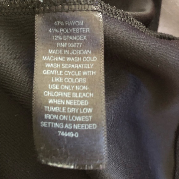 Black Worthington Oversized Sleeveless Top - Size Large - Picture 7 of 7